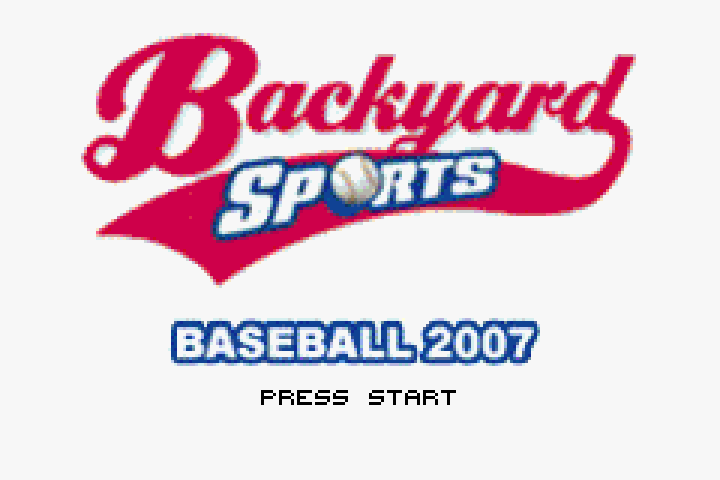 Backyard Sports Baseball 2007